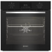 Электрический духовой шкаф Indesit IFE 3644 BL, чёрный, 72 л, эмаль легкой очистки, переключатели: поворотные/сенсорные, 6 режимов 