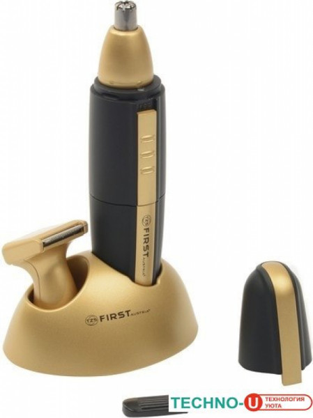 Машинка для стрижки First FA-5680-2 (черный/золотистый)