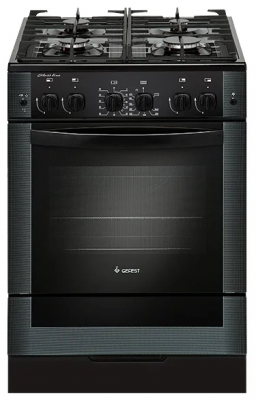 Кухонная плита GEFEST 6500-02 0115, газовая, газ-контроль духовки, электроподжиг, 52 л, 4 конфорки 