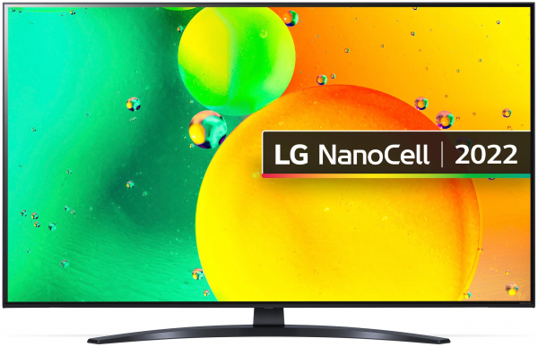 50" Телевизор LG 50NANO766QA.ARUB 2021 NanoCell, HDR, черный