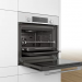 Встраиваемый электрический духовой шкаф Bosch HIJ517YW0R, Serie 6, белый, AquaClean, телескопические направляющие, 8 режимов 