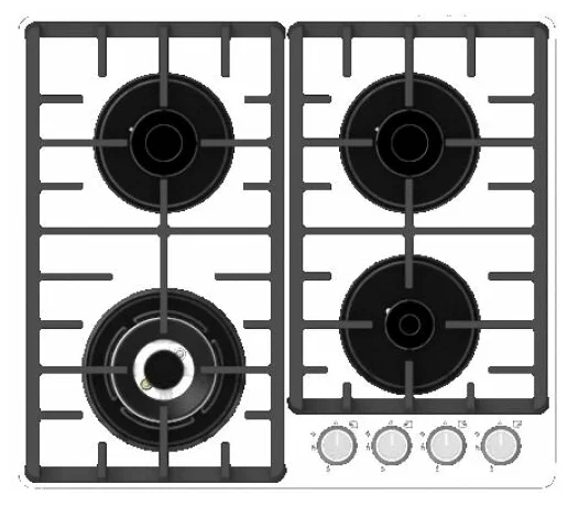 Варочная панель Rodmans BHG 6412 TDS WH