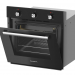 Духовой шкаф Darina 1U BDE 111 701 AT, антрацит/стекло черное,  50 л, эмаль легкой очистки, переключатели поворотные, 4 программы 