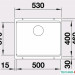 Кухонная мойка Blanco Etagon 500-U Silgranit (белый) [522231]