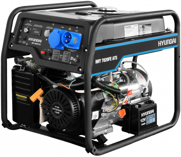 Бензиновый генератор Hyundai HHY 7020FE ATS, (5500 Вт)