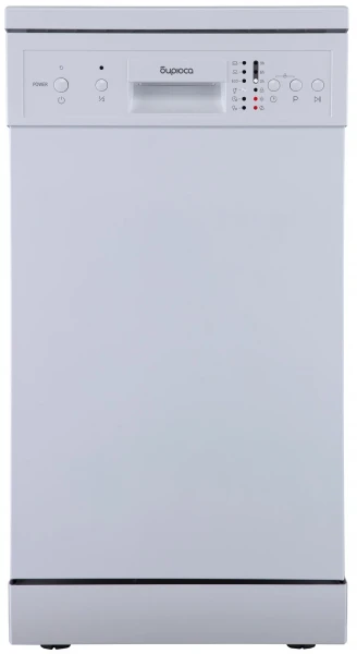 Посудомоечная машина Бирюса DWF-409/6 W, белый, конденсационная, отдельностоящая, 6 программ, узкая