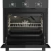 Духовой шкаф Darina 1V5 BDE112 707 B, чёрный, 9 режимов, 65 л, утапливаемые переключатели, электрический 