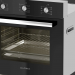 Духовой шкаф Darina 1V5 BDE112 707 B, чёрный, 9 режимов, 65 л, утапливаемые переключатели, электрический 