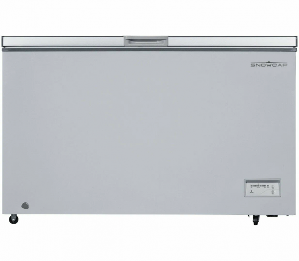 Морозильный ларь SNOWCAP CF-400 ЕS (ларь, глухая крышка) 380л серебристый