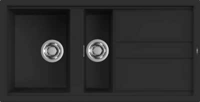 Кухонная мойка Elleci Best 475 Black K86
