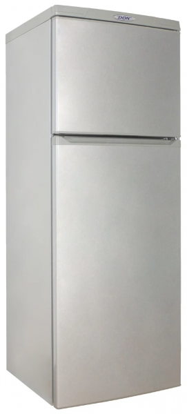 Холодильник DON R 226 металлик искристый, серебристый, 270 л, внешнее покрытие-металл, пластик, размораживание - ручное, 58 см х 154 см х 61 см