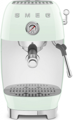 Кофемашина рожковая Smeg ECF03PGEU, пастельный зеленый
