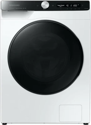 Стиральная машина Samsung WW80AG6L28BE/LD, белая,  8кг, 1200об/мин, с фронтальной загрузкой