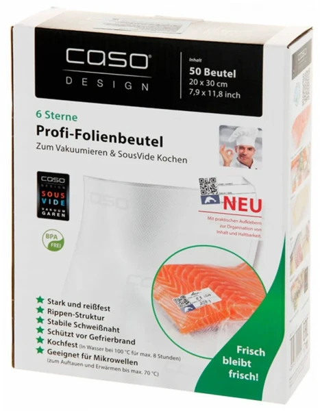 Пакет для вакуумного упаковщика CASO 20x30