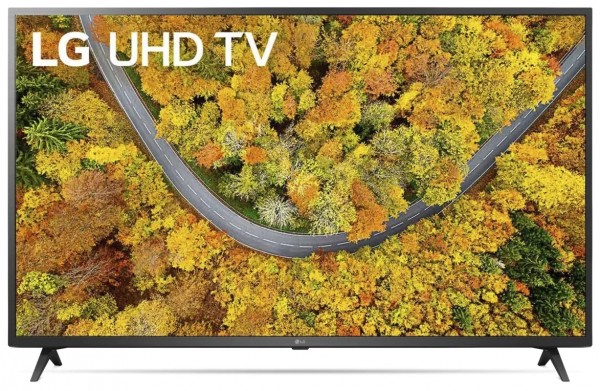 50" Телевизор LG 50UP76006LC LED, HDR (2021), черный