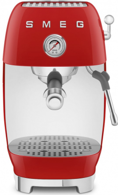 Кофемашина рожковая Smeg ECF03RDEU, красный
