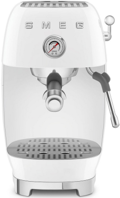 Кофемашина рожковая Smeg ECF03WHEU, белый