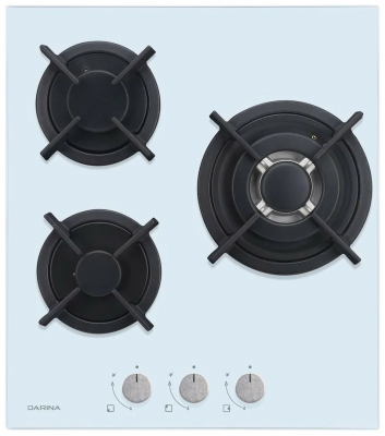 Газовая варочная панель DARINA 2T2 C4308 W, белый