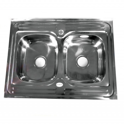 Накладная кухонная мойка Fabia 62279 0.8/180, 80х60см, нержавеющая сталь