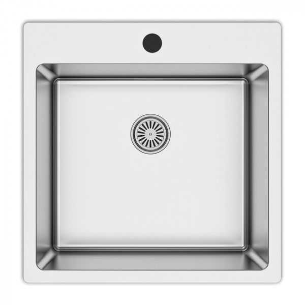 Кухонная мойка Asil AS 382 (полированная, 1 мм)