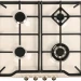 Варочная поверхность Gefest ПВГ 1212-02 K55, газовая, конфорок - 4 шт, решетки - чугун, панель - эмалированная сталь, электроподжиг, газ-контроль, белый 