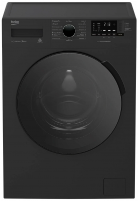 Стиральная машина Beko RPE78612A, 7 кг, 1200 об/мин, 15 программ, чёрная