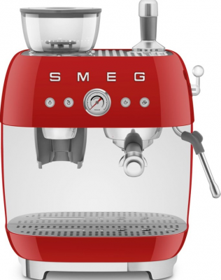 Кофемашина рожковая Smeg EGF03RDEU, красный