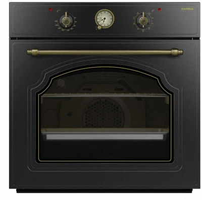 Духовой шкаф Darina 0U8 BDE 112 707 AT, антрацит/стекло черное, 65 л, традиционная очистка, 9 программ