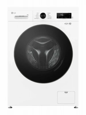 Стиральная машина LG F2Y1NS5W, загрузка 6 кг, с паром, белая