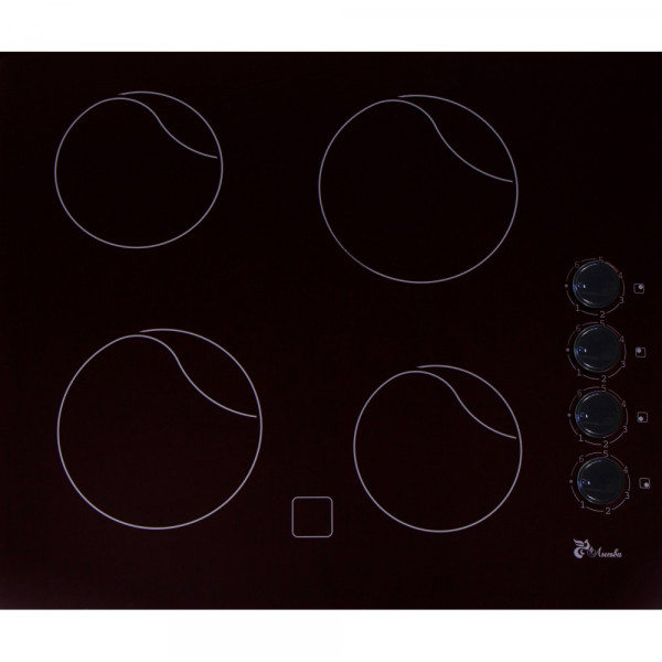 Варочная панель Лысьва ПЭВ40С черный/серебро