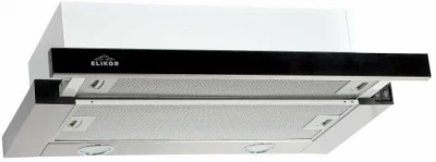 Кухонная вытяжка ELIKOR Интегра GLASS 45Н-400-В2Д нержавейка/стекло черное