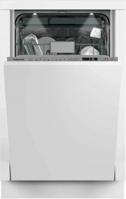 Встраиваемая посудомоечная машина Hotpoint HIS 2D85 DWT, узкая, конденсационная, количество размещаемых комплектов 11, сенсорное управление