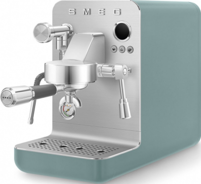Кофемашина рожковая Smeg EMC02EGMEU, изумрудно-зеленый