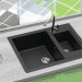 Кухонная мойка Berge 6150 (черный)