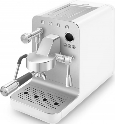 Кофемашина рожковая Smeg EMC02WHMEU, белый
