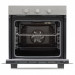 Духовой шкаф Schaub Lorenz SLB EE6308, управления механическое, 7 режимов, эмаль легкой очистки, утапливаемые переключатели, чёрный/ нержавеющая сталь