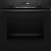 Электрический духовой шкаф Bosch HBG4795B1S, Serie 6, чёрный, 7 режимов, пиролитическая очистка, телескопические направляющие