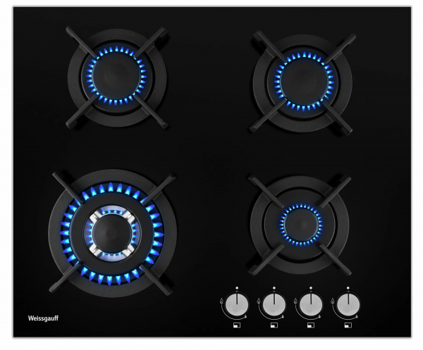 Газовая варочная поверхность WEISSGAUFF HGG 640 BGV