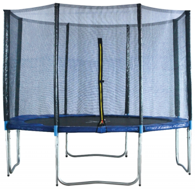 Каркасный батут ECOS BT12-3 366х366 см синий