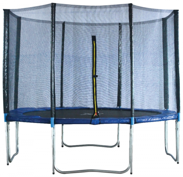 Каркасный батут ECOS BT12-3 366х366 см синий