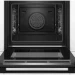 Духовой шкаф Bosch Serie 8 HBG8764C1, черный, Serie 8, пиролитическая очистка, 13 режимов, переключатель Control Ring