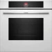 Электрический духовой шкаф Bosch HBG7341W1 Serie 8, белый, 71 л, 14 режимов, EcoClean