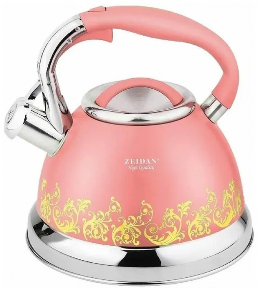 Чайник со свистком ZEIDAN Z-4249 (розовый)