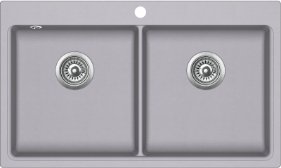 Кухонная мойка Aquasanita Magna SQM200AW (alumetallic 202)