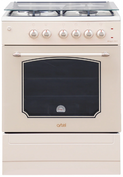 Комбинированная плита ARTEL MILAGRO 10-E ретро бежевая