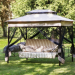 Садовые качели 4-местные Olsa Шатер с943, до 320 кг