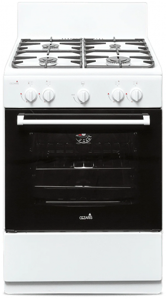 Плита газовая CEZARIS ПГ 3200-00 белый (щиток)
