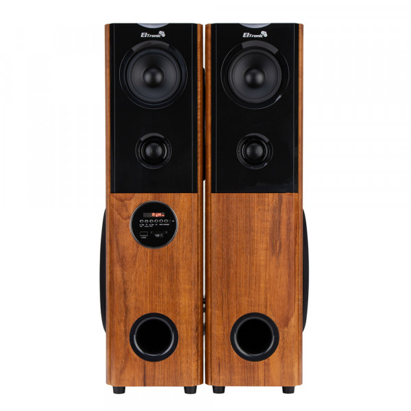 Колонка 08" ELTRONIC 20-82 HOME SOUND, цвет бук, 2 шт., 1000 Вт, Bluetooth, караоке