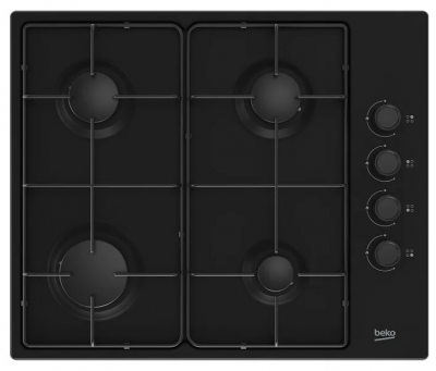 Газовая варочная панель Beko HIGG 64123 SB, черный