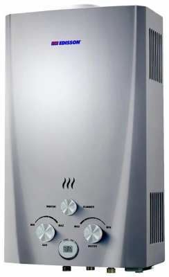 Газовый проточный водонагреватель Edisson F 20 D (silver) ЭдЭБ00727